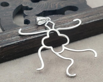 925 Silver Pendant Blank For Stones in Any Shape Gold Plated Sterling Silver Pendant Setting Pendant Base P370B