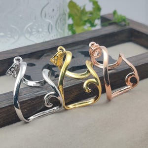 925 Silver Pendant Blank For Stones in Any Shape Adjustable Sterling Silver Pendant Setting Pendant Base P384B