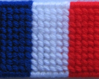 French Flag Keyring