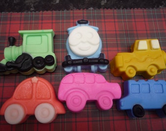 transport novelty childrens soap x 1 soap handmade