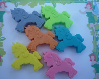 unicorn mini novelty soaps x 6 soaps handmade