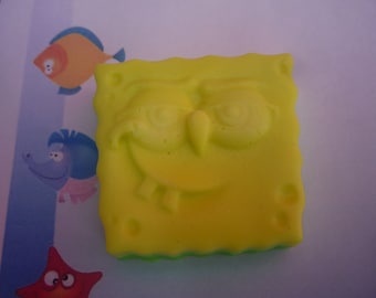 spongebob square pants inspired novelty soaps x 2 soaps