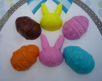 easter rabbit and egg novelty soaps x 4 soaps