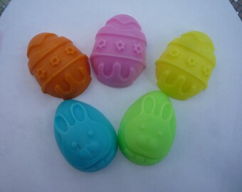 easter egg mini soaps x 5 soaps