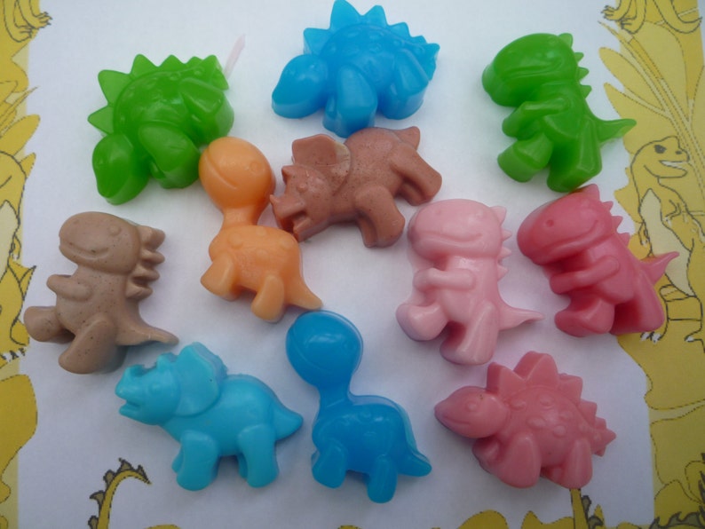 baby dinosaur novelty soap x 6 image 1