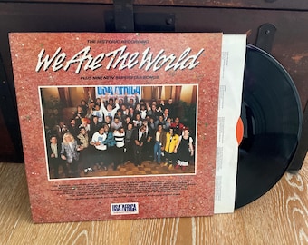 Vintage 'we Are the World' Album: 1985 USA for Africa, Mint in