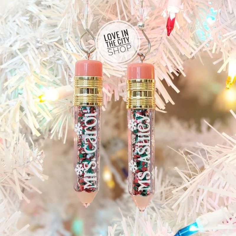 🔥LAST DAY SALE 50% OFF🔥Teacher ornament, Ornament for Teacher, Custom Teaching Ornament, Teach Ornament, Teacher Aide Ornament, student teacher gift, para ornament