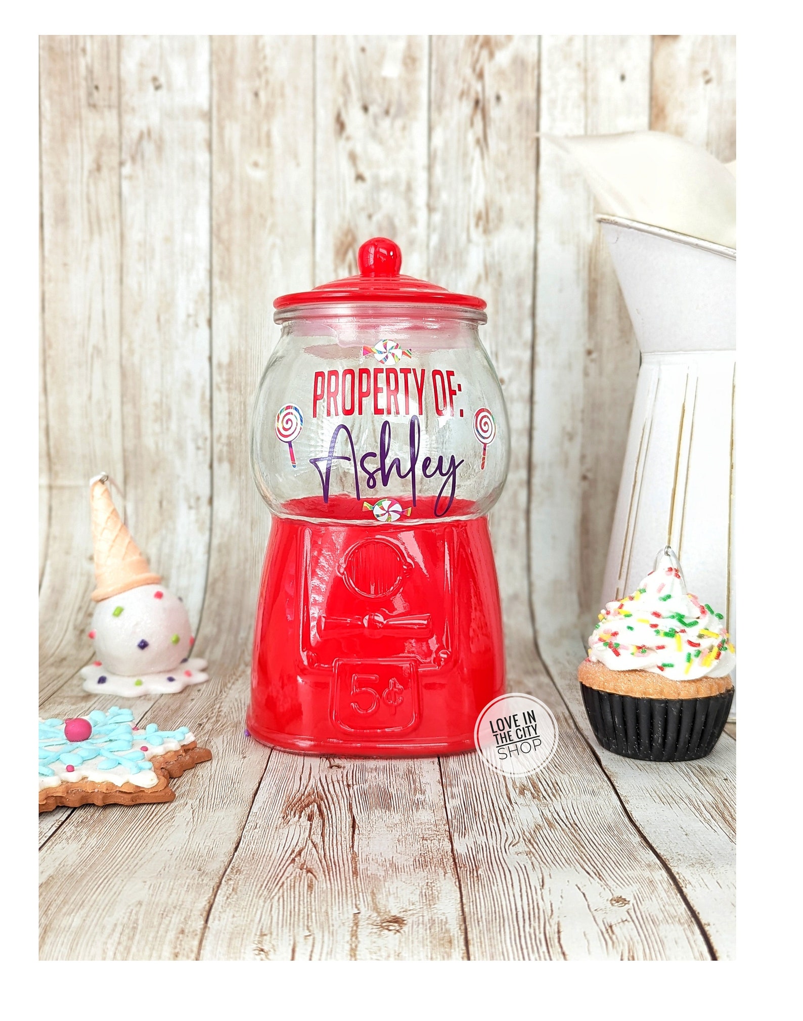 Funny Candy Jar Boss Candy Jar Candy Theme Gift Mom Candy Etsy