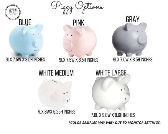 Coin Piggy Bank Ceramic Savings Animal Barnyard Pig NEW multicolor lime base 