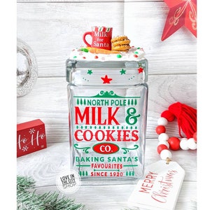 Christmas Cookie Jar, Christmas Cookies, Christmas Baking Jar, Christmas Candy Jar, Holiday Cookie Jar, Custom Cookie Jar, Holiday Jar