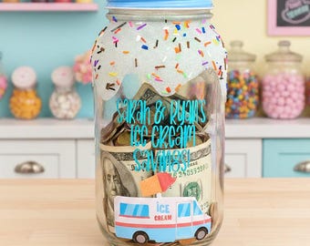 Ice cream truck bank, ice cream bank, ice cream savings, summer bank, summer savings, chores bank, chores savings, chores money, kid bank