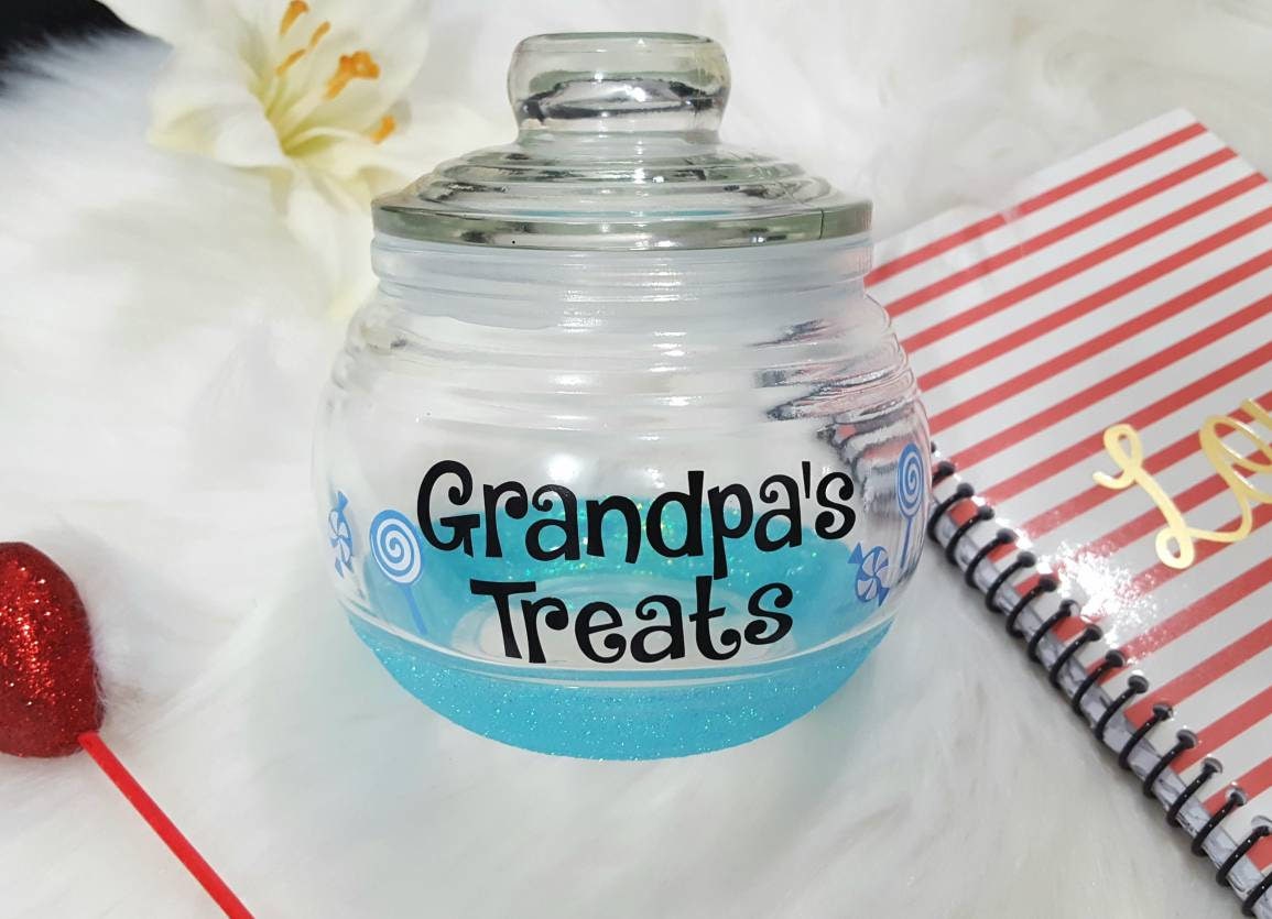 Grandpa Candy Jar Grandpy Candy Jar Gift for Grandpa Candy Etsy