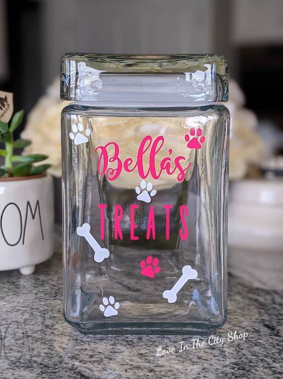 Etsy dog hotsell treat jar