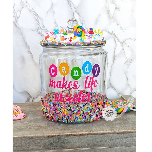 Funny Candy Jar, Office Candy Jar,  Glass Candy Jar, candy bowl, Glass Treats Jar, Personalized candy jar, Candy Display, Party Candy Jar