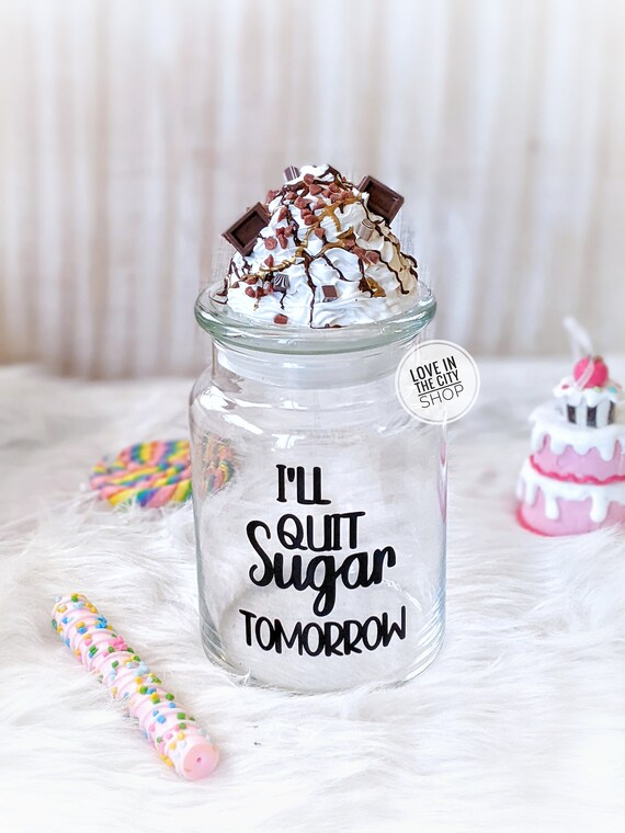 Jars & Containers frosting topper office candy jar custom candy jar