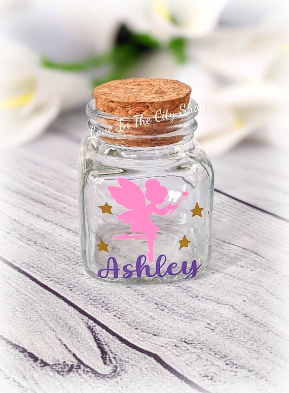 Baby Teeth Keepsake Box Tooth Fairy Holder Wooden First Lost Deciduous Tooth Collection Organizer Storage For Kids Memory (Girl