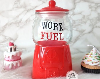 Funny candy jar, boss candy jar, coworker gift, office candy jar, funny office gift, desk candy jar, Bubblegum Machine, Gumball Machine