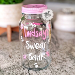 Swearing Fund, Cuss Jar, Cuss Bank, custom swearing, profanity bank, custom bank, swearing bank, swear word bank, adult bank, swear money
