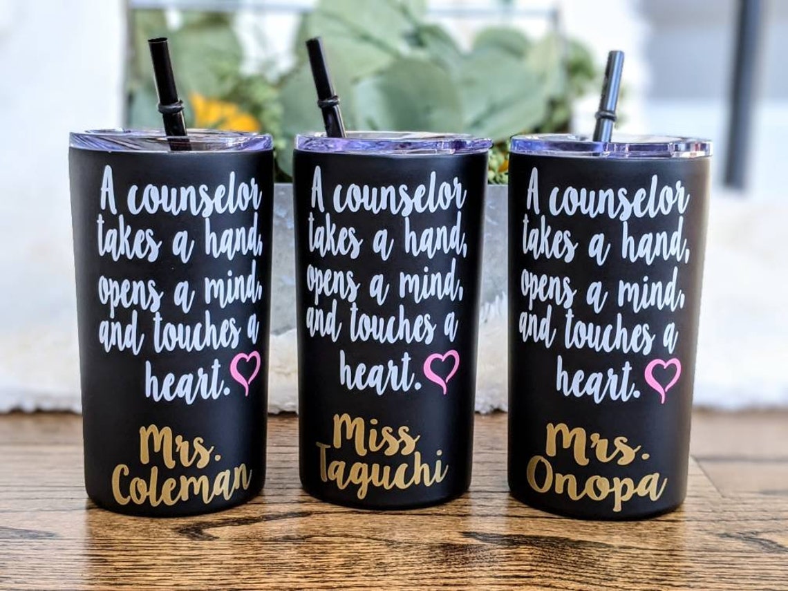Counselor Gift Counselor Tumbler School Counselor Gift Etsy