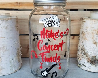 Concert Bank, concert savings, concert funds, music funds, music gift, music savings, concert ticket funds, concert ticket, instrument bank