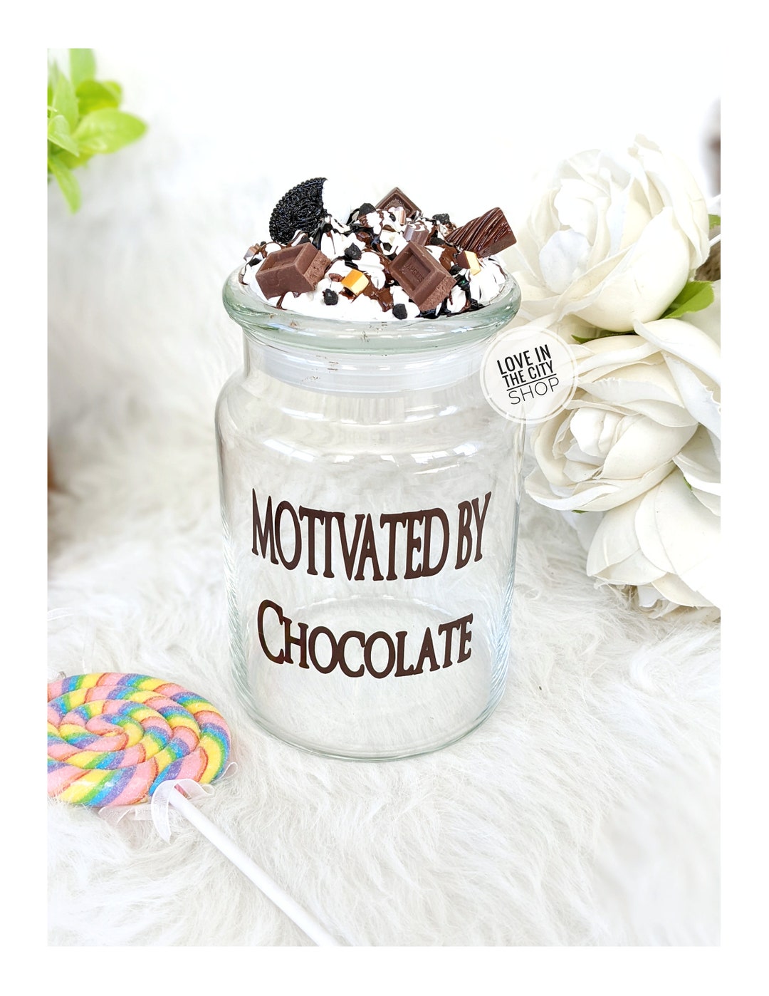 Motivational Gift Funny Candy Jar Personalized Candy Jar Etsy