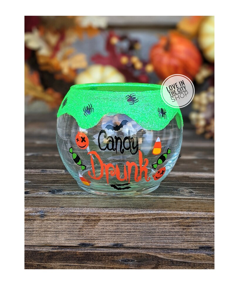 Halloween Candy Bowl Office Candy Bowl Tarro de dulces de Etsy