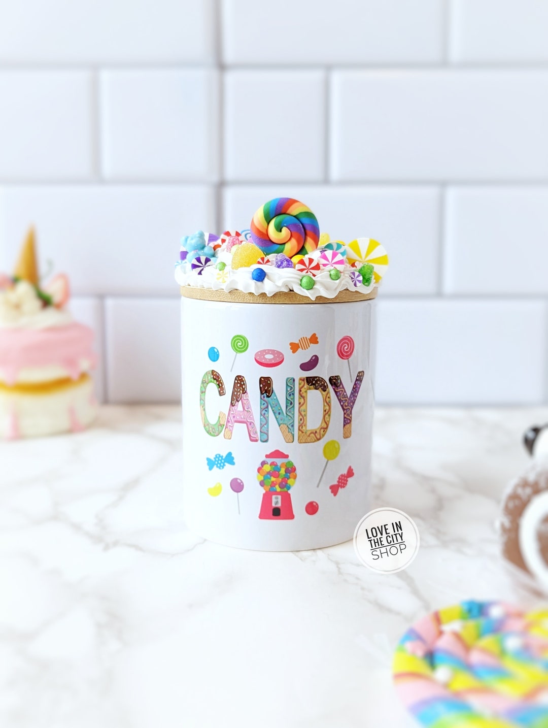 Funny Candy Jar Custom Candy Jar Boss Candy Jar Office Etsy
