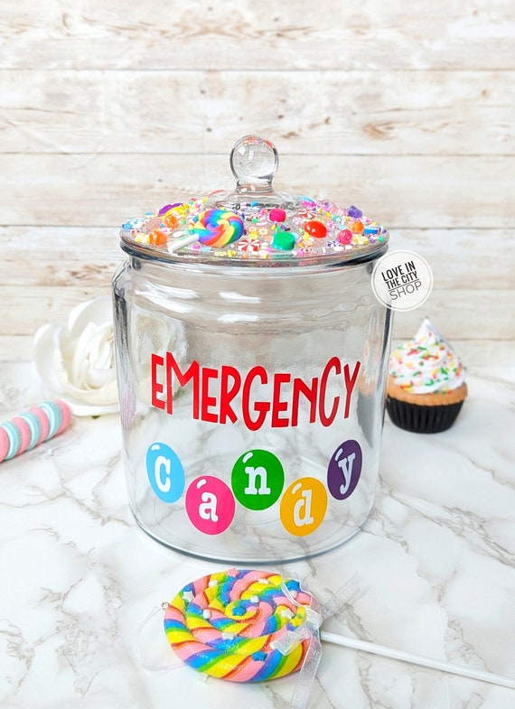 Funny Candy Jar Office Candy Jar Glass Candy Jar Candy -  in 2023