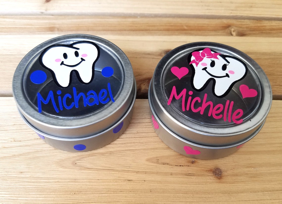 Tooth Fairy Jar Personalized Tooth Jar Baby Tooth Storage Etsy