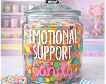 Funny Candy Jar, Office Candy Jar, Boss Candy Jar, Custom Cookie Jar, Glass Candy Jar, candy bowl, Glass Cookie Jar, retirement gift