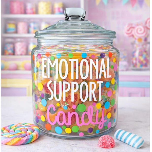 Funny Candy Jar, Office Candy Jar, Boss Candy Jar, Custom Cookie Jar, Glass Candy Jar, candy bowl, Glass Cookie Jar, retirement gift