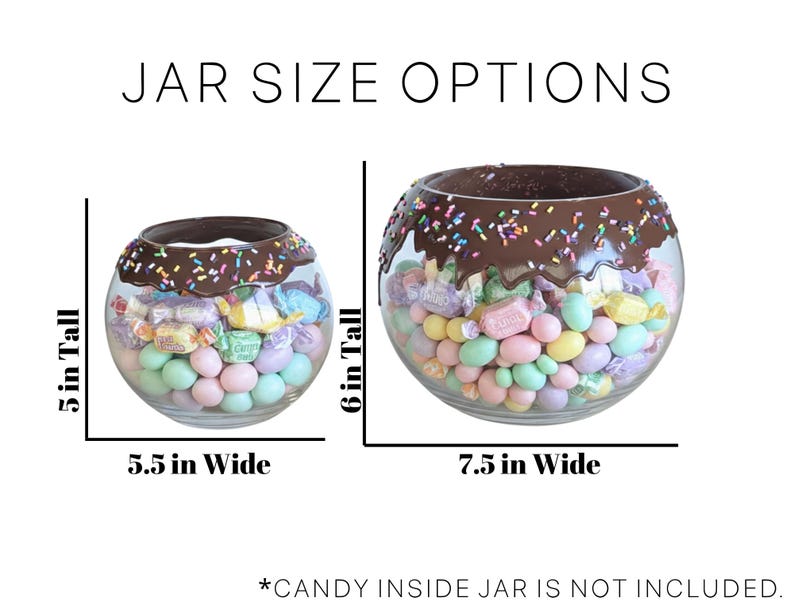 Personalized glass chocolate candy bowl, Chocolate bowl, office candy jar, receptionist candy bowl, Candy Theme party, Teacher jar bild 2