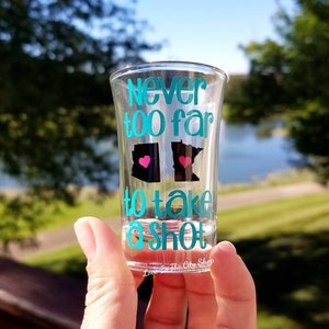 21st Bithday Shot Glass Fo He - Scatch Esistant