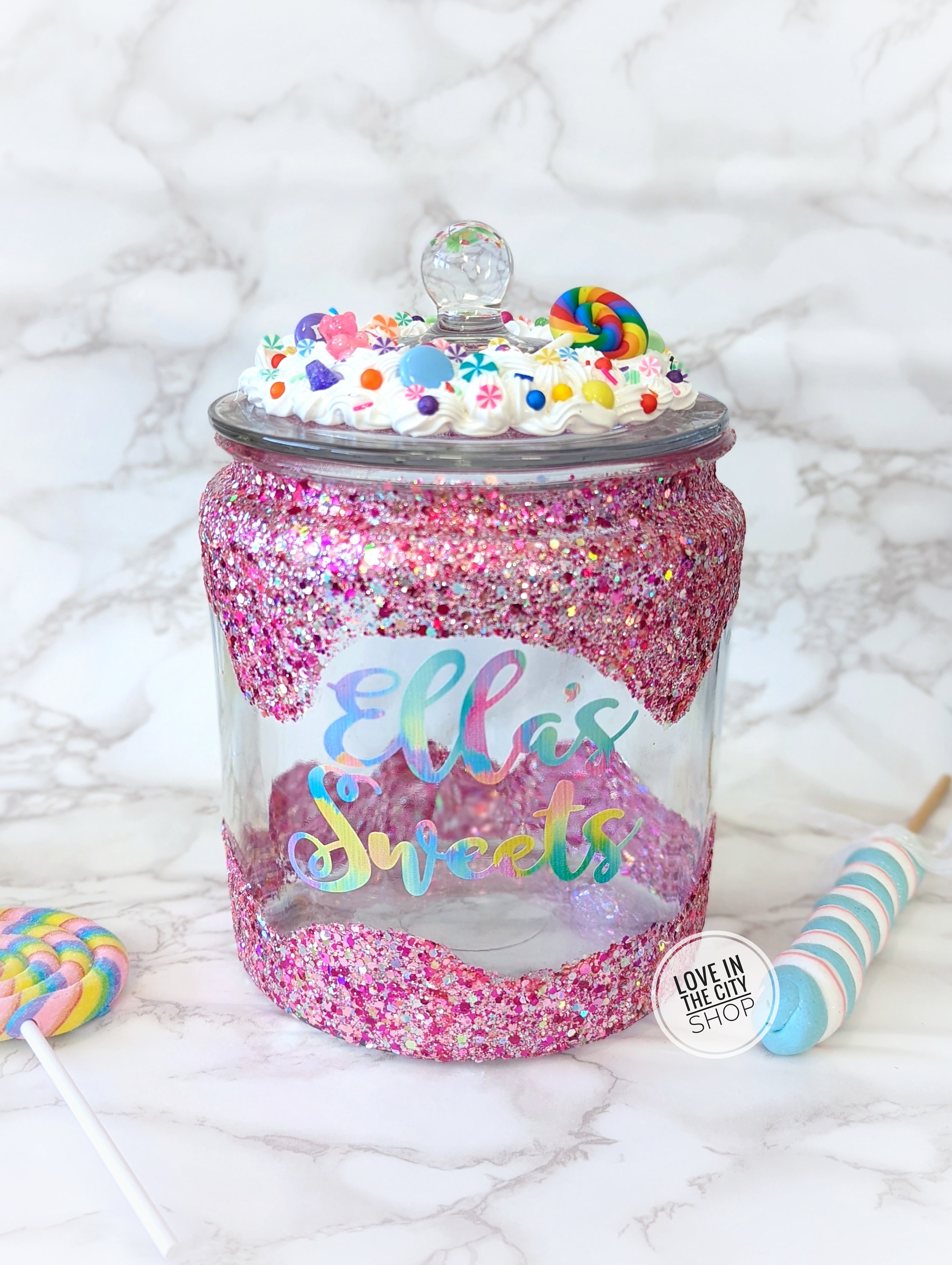 Personalized Funny Glass Candy Jar for Emotional Support, Custom Office Candy  Jar With Whipped Cream Lid, Large Glass Candy Jar for Display 