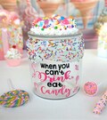 Custom candy jar, custom cookie jar, funny candy jar, office candy jar, receptionist candy jar, desk candy jar, boss candy, swedish candy