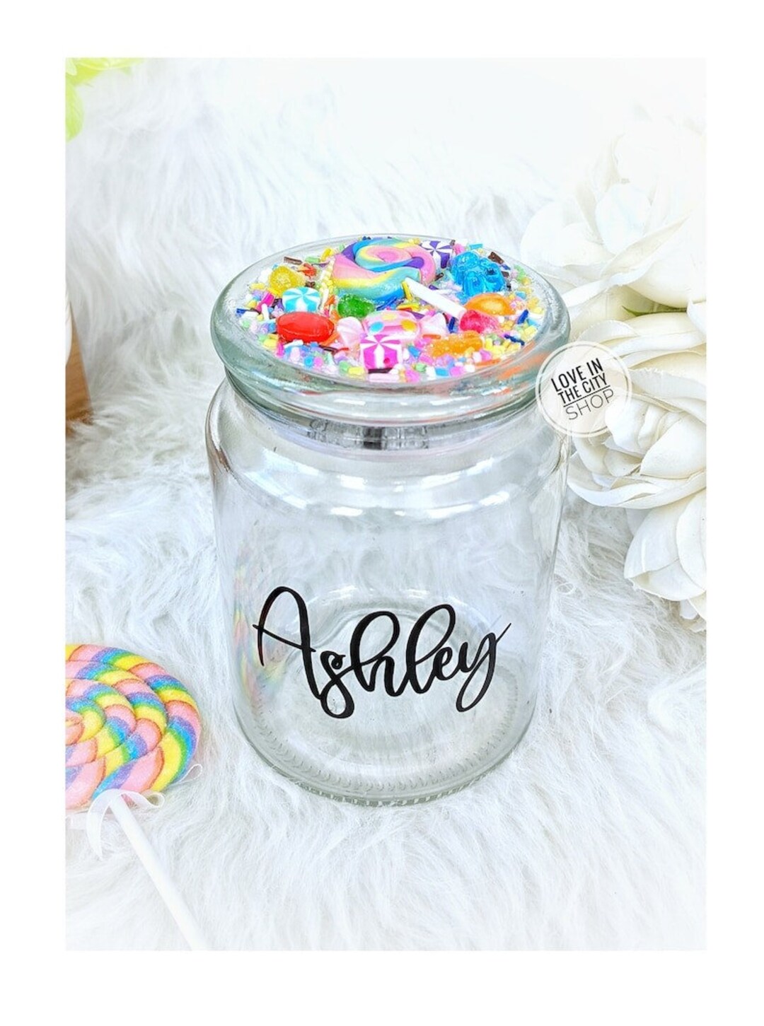Personalized Candy Jar Personalized Cookie Jar Custom Candy Etsy