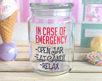 Funny candy jar, boss candy jar, gift for therapist, nurse candy bowl, custom candy jar, office candy bowl, snack container, sweets holder