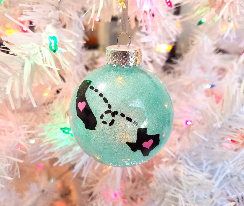 long distance christmas ornament