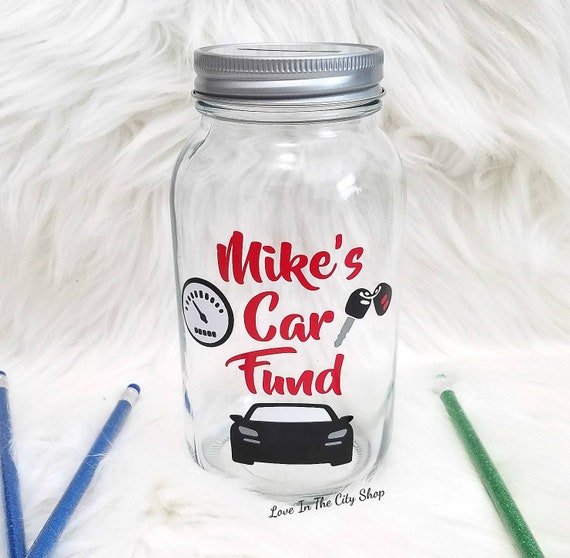 Car funds, car bank, car savings bank, new car fund, custom bank, custom car fund, SUV bank, sports car fund,  truck bank, car savings