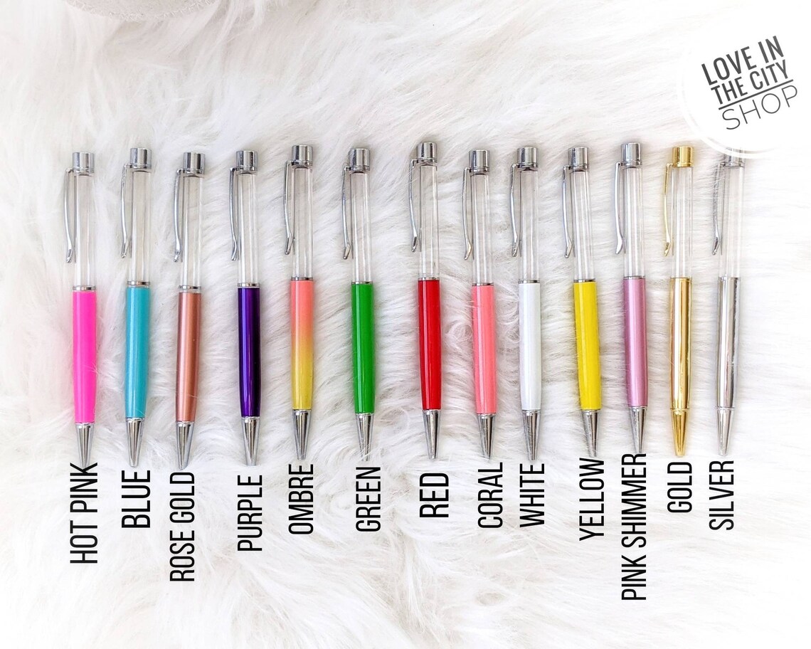 Snow Globe Pen Name Snow Globe Teacher Pen Custom Teacher Etsy