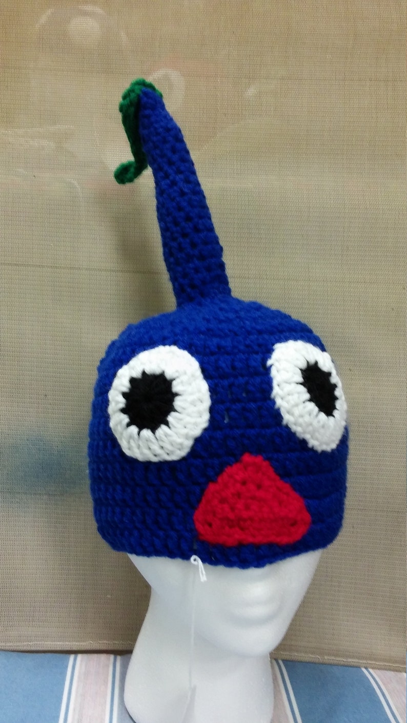 Blue Pikmin Hat pattern only