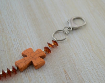 Key Ring For Home Car Office Keys / Christian Lanyard For Spiritual Mom Wife Girlfriend / Religious Accessory Gift For Christmas Holiday