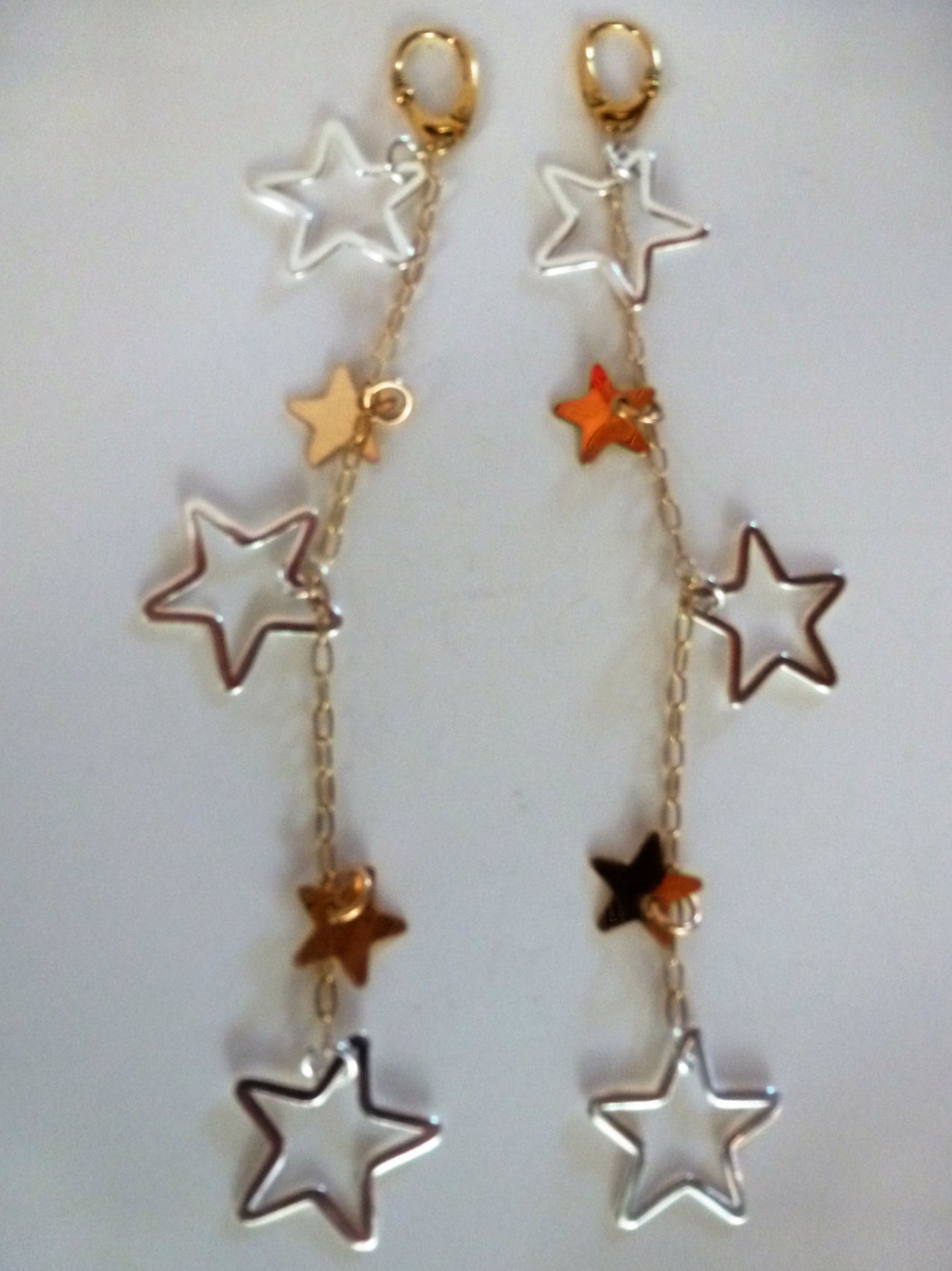 Stardust Shoulder Dusters - a Universe of Gold and Silver Stars ...