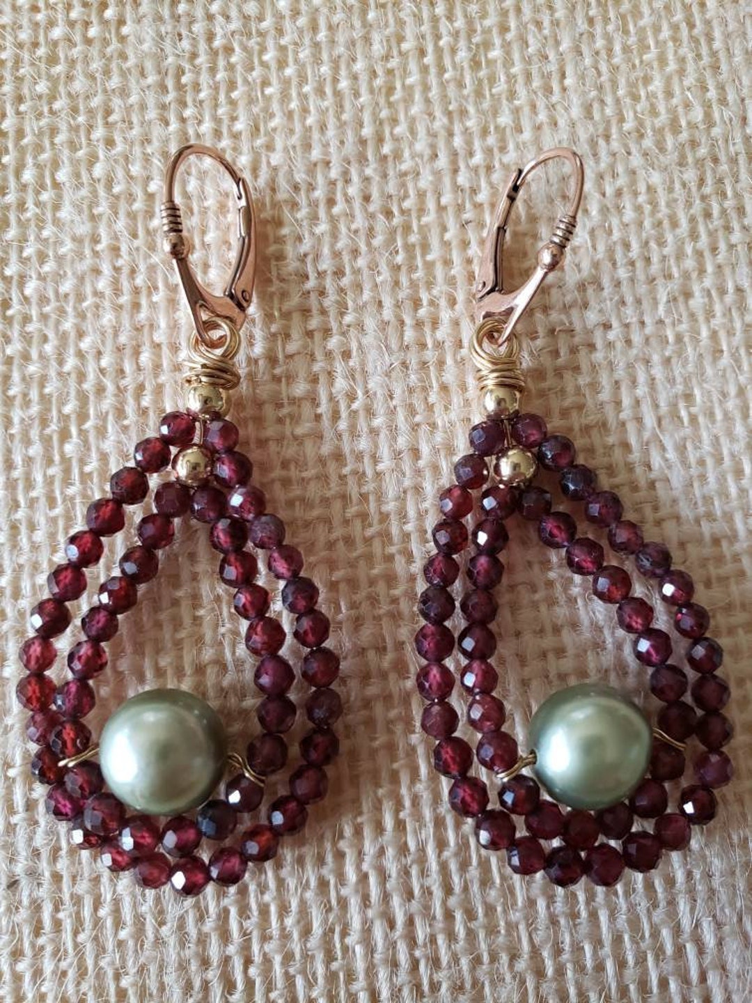 Pistachio Teardrops Earrings Are Ohsoround Pistachio Etsy