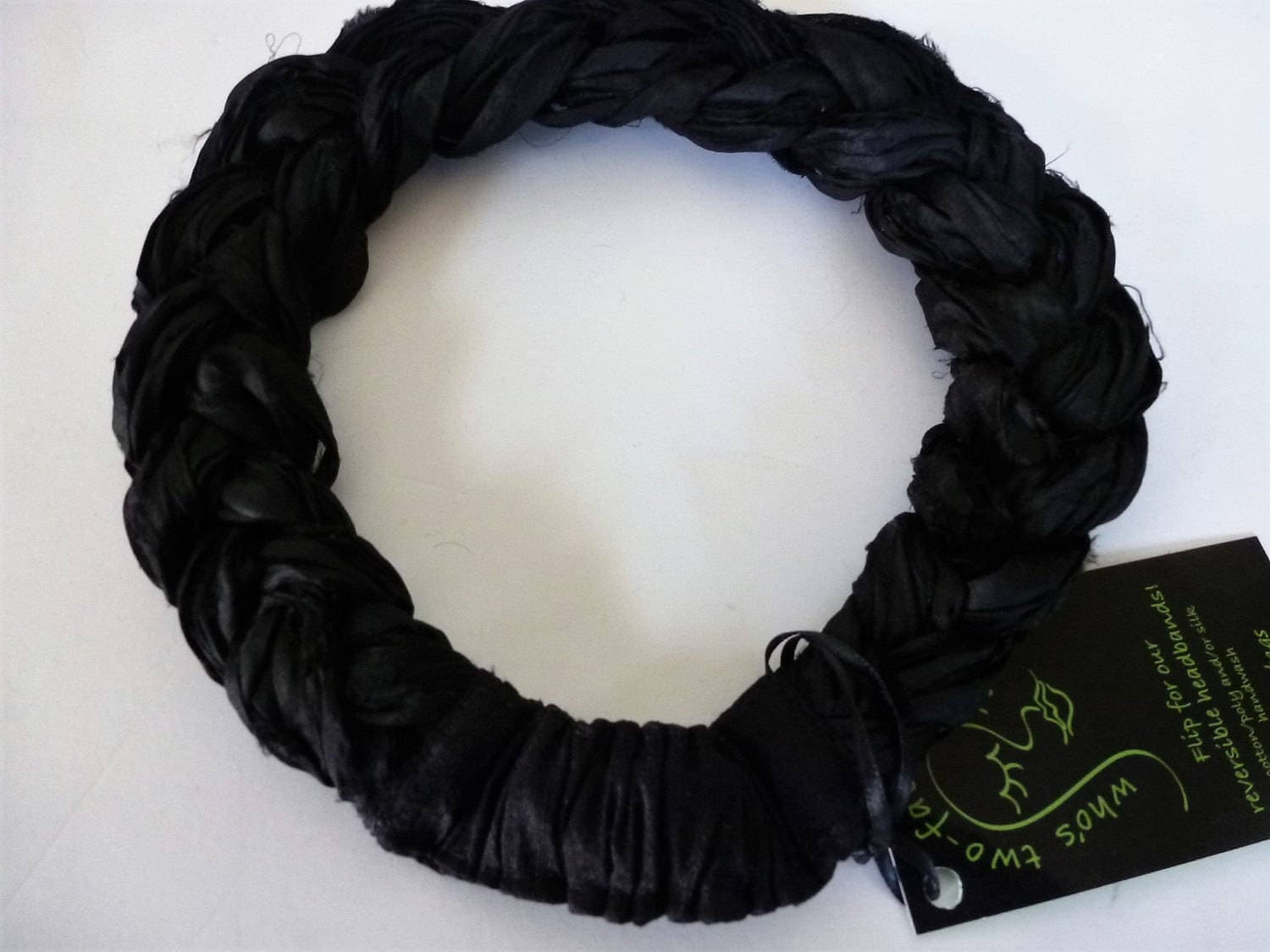 Neck scarf/Headband Silk 130x15cm Murrandi Grey - Ngali