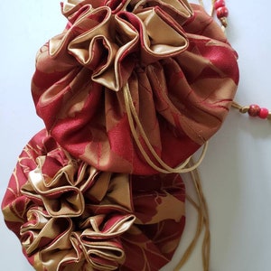 My Swag Bag Jewelry Travel Bag is a proven design that I have bumped up in size, fabric richness, and quality to be the best ever!