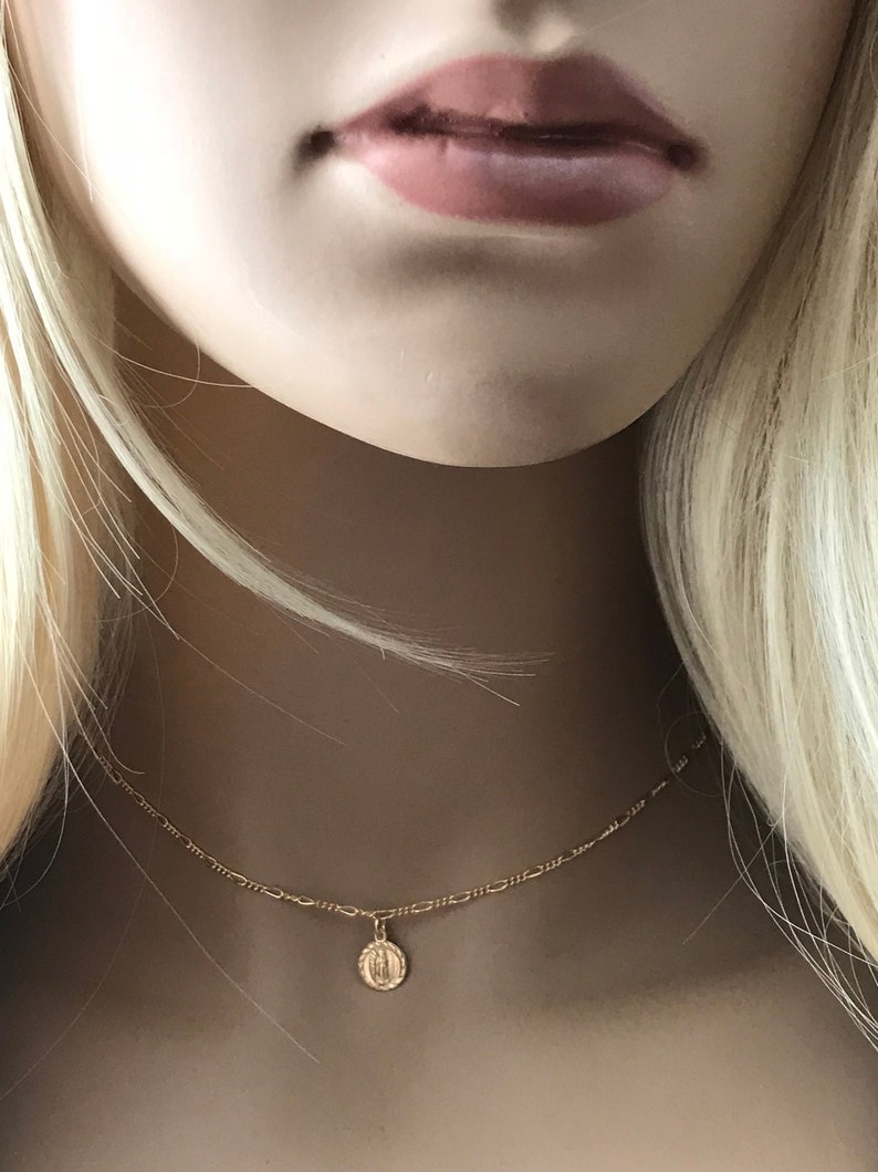 14k Gold Filled Guadalupe Choker Jessie Inspired Guadalupe image 1