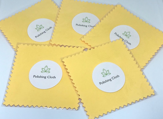 Sterling Silver Polishing Cloths: Jewelry Cleaning Cloth - Bulk 10/20/50/100 Packs, #513
