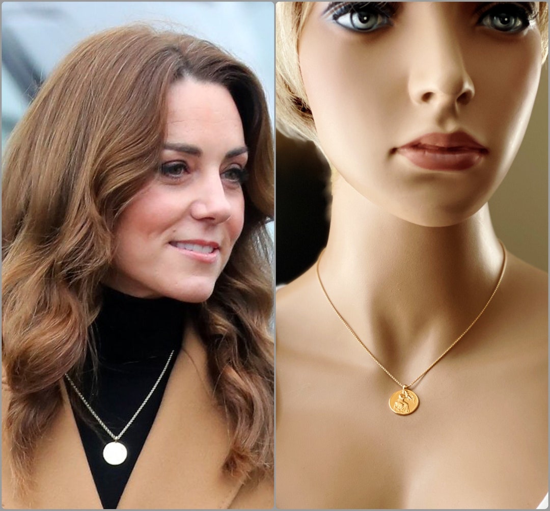 Kate Inspired Coin Necklace in Sterling Silver or 14k Gold Filled ...