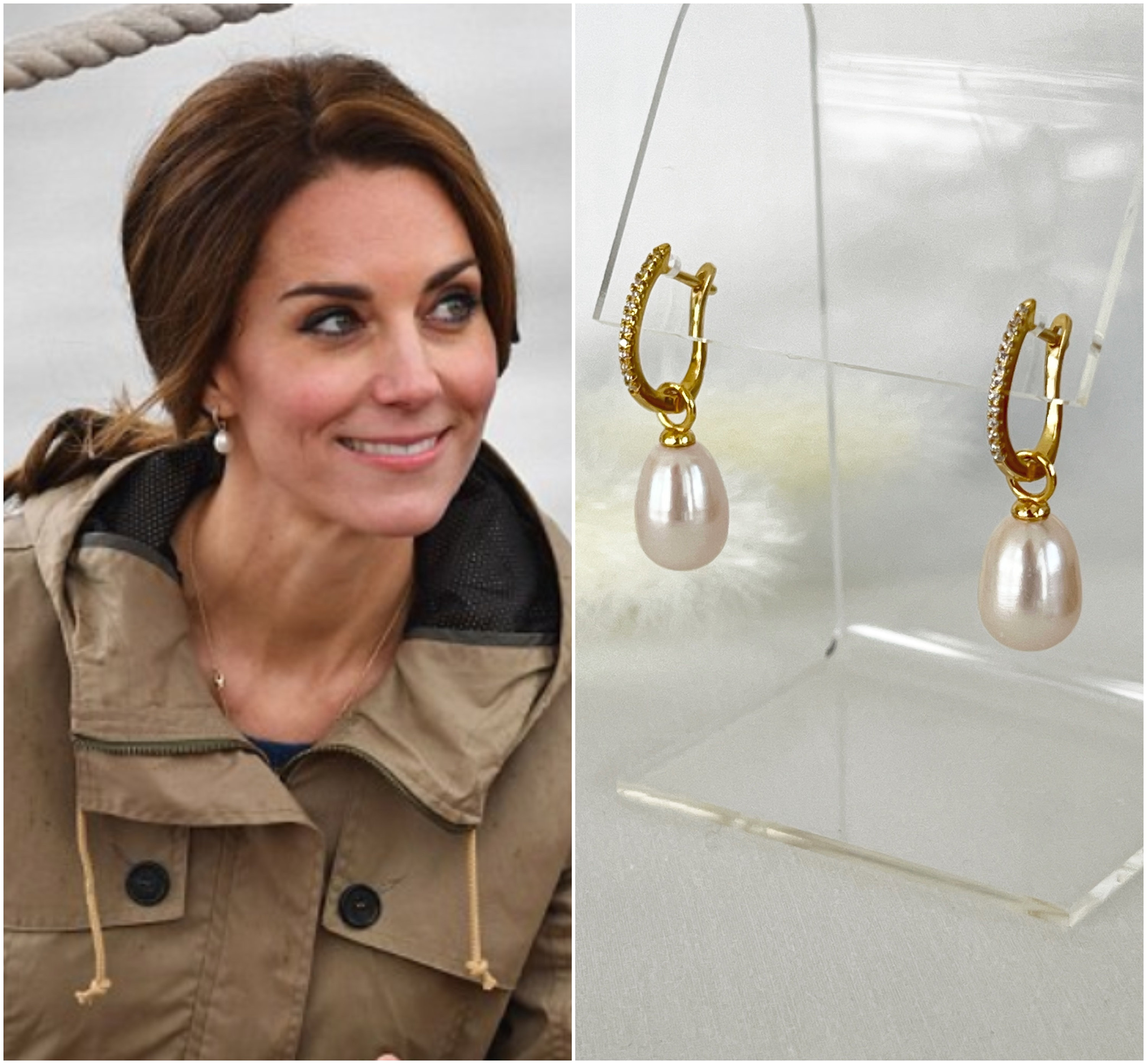 Kate Pearl Hoops Kate Pearl Hoops